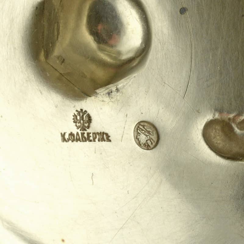 A large Fabergé Moscow Art Nouveau silver sugar bowl - Image 4