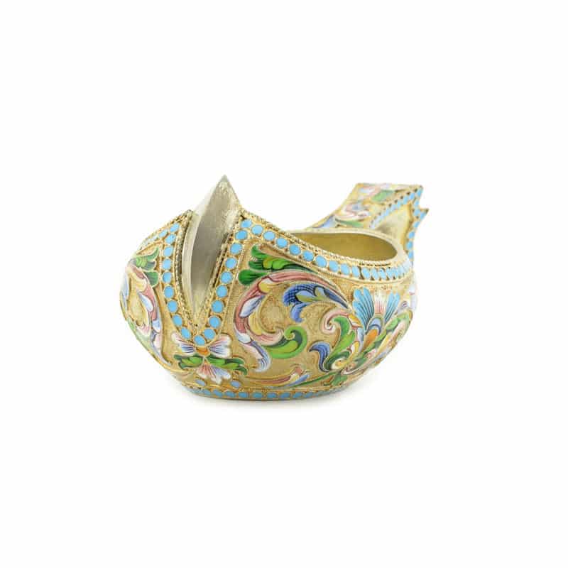 Ivan Saltykov Enamel Kovsh - Image 2