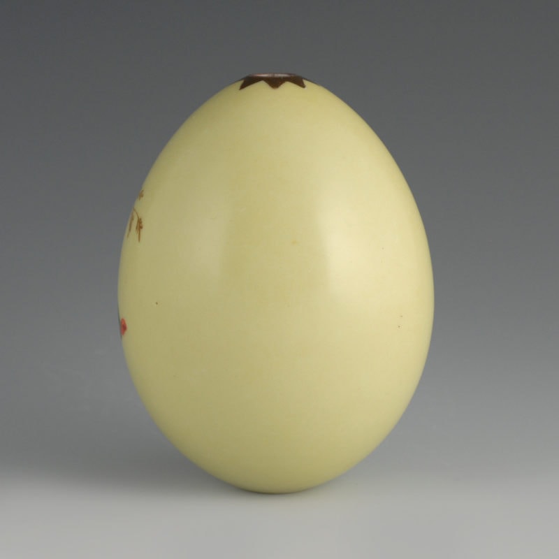 Russian Imperial Porcelain cream ground Easter egg - Image 2