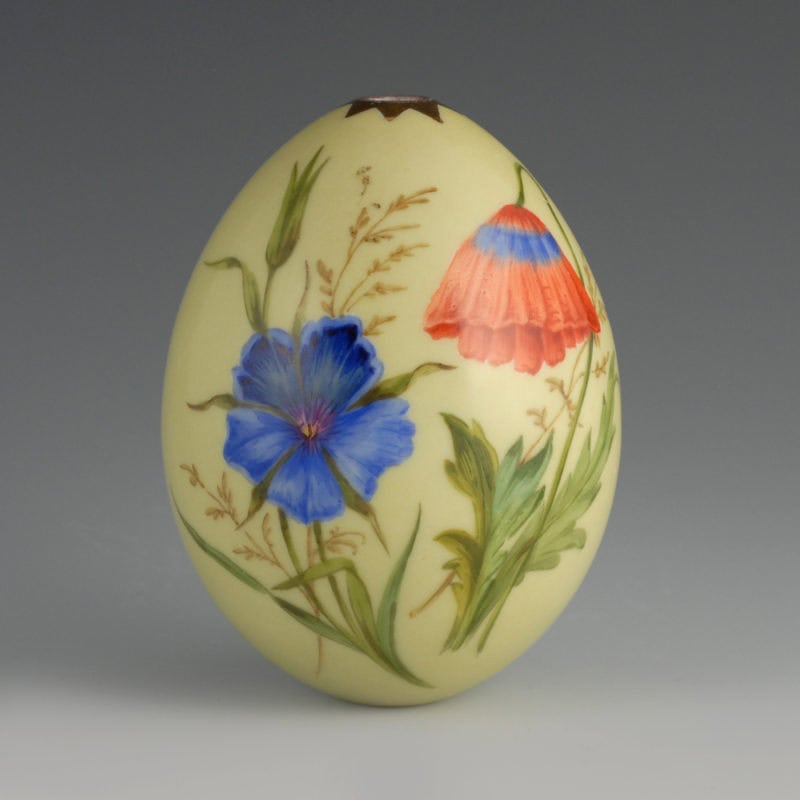 Russian Imperial Porcelain cream ground Easter egg