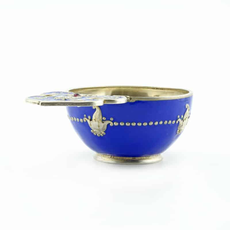 Faberge Gem-set Silver and Enamel Charka - Image 3