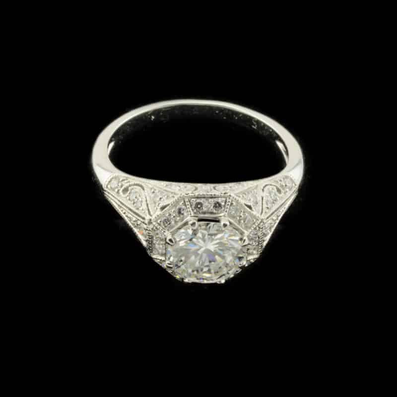 Ladies Diamond Ring GIA 1.15 carat, E SI2 - Image 2