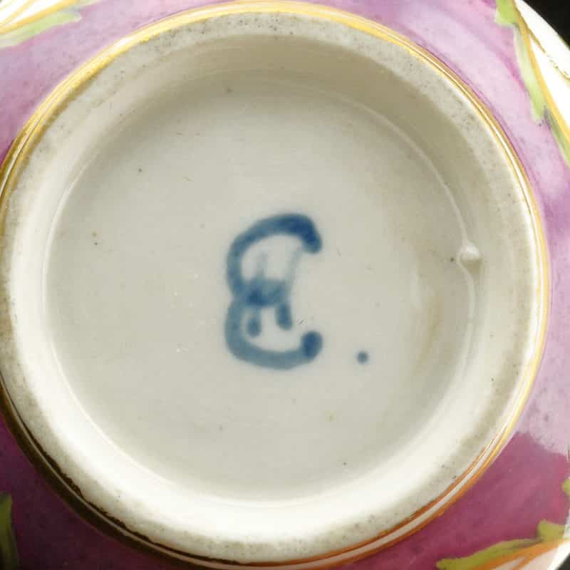 A rare Russian Imperial porcelain ice cup from the Arabesque Service - Image 5