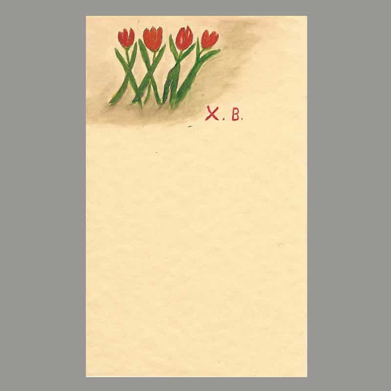 Grand Duchess Xenia Alexandrovna Tulip Watercolor