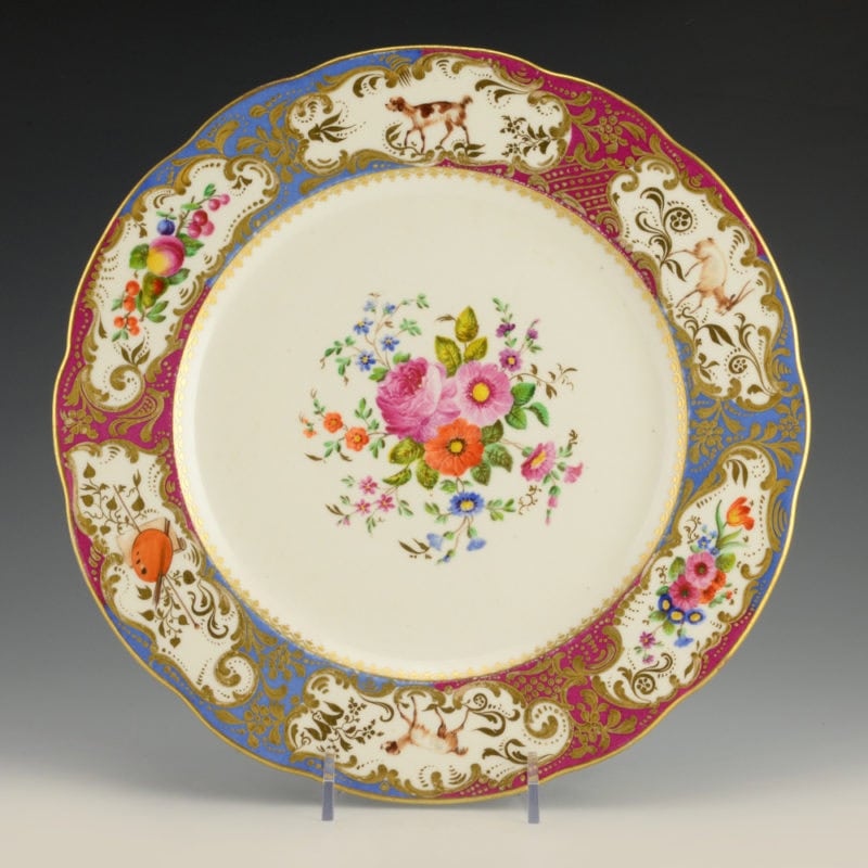 Imperial Porcelain Factory Dinner Plate Grand Duke Mikhail Pavlovich Service