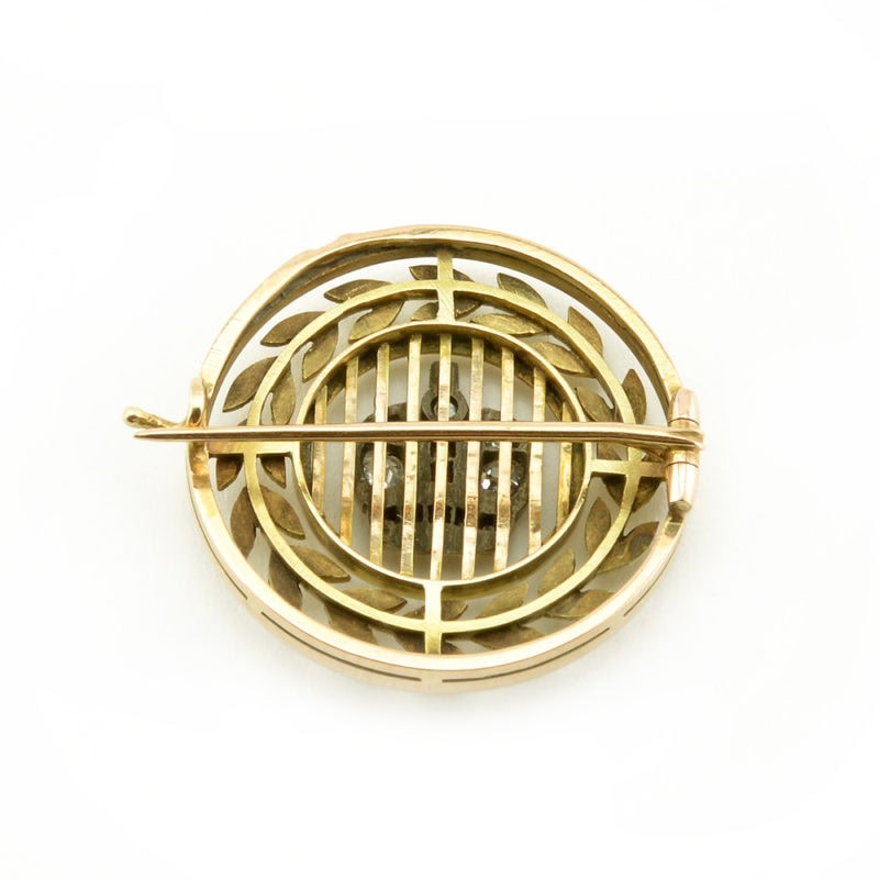 A Fabergé Imperial Presentation Diamond-Set Gold Brooch - Image 2