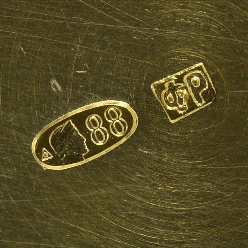 Feodor Rückert Enamel Cup, Saucer & Spoon - Image 4