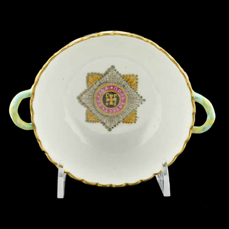 Gardner Porcelain Nut Dish Order of ST Vladimir Service - Image 4