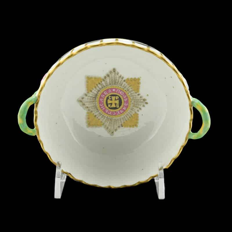 Gardner Porcelain Nut Dish Order of ST Vladimir Service - Image 4
