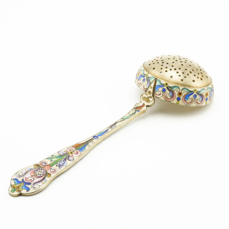 Rückert shaded cloisonné enamel four piece tea serving set - Image 2