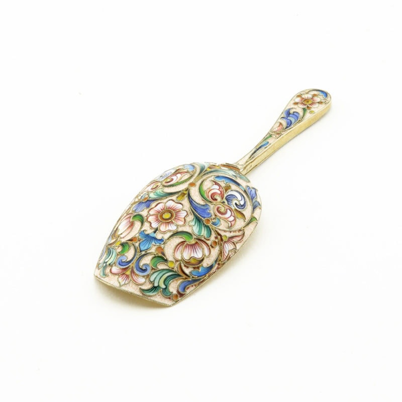 Rückert shaded cloisonné enamel four piece tea serving set - Image 4