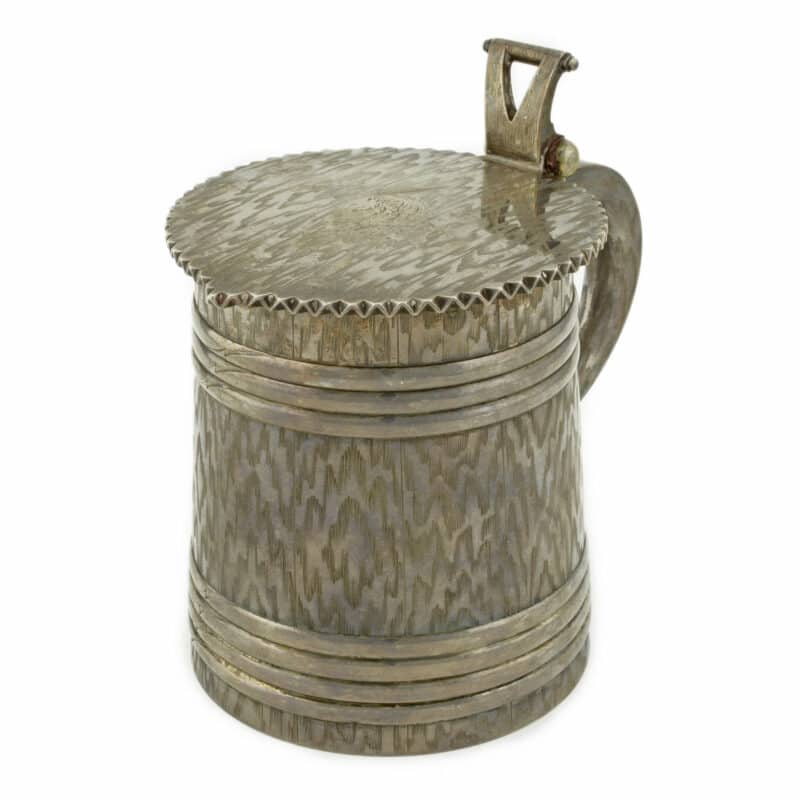A Russian Silver Trompe L'oeil Tankard - Image 2