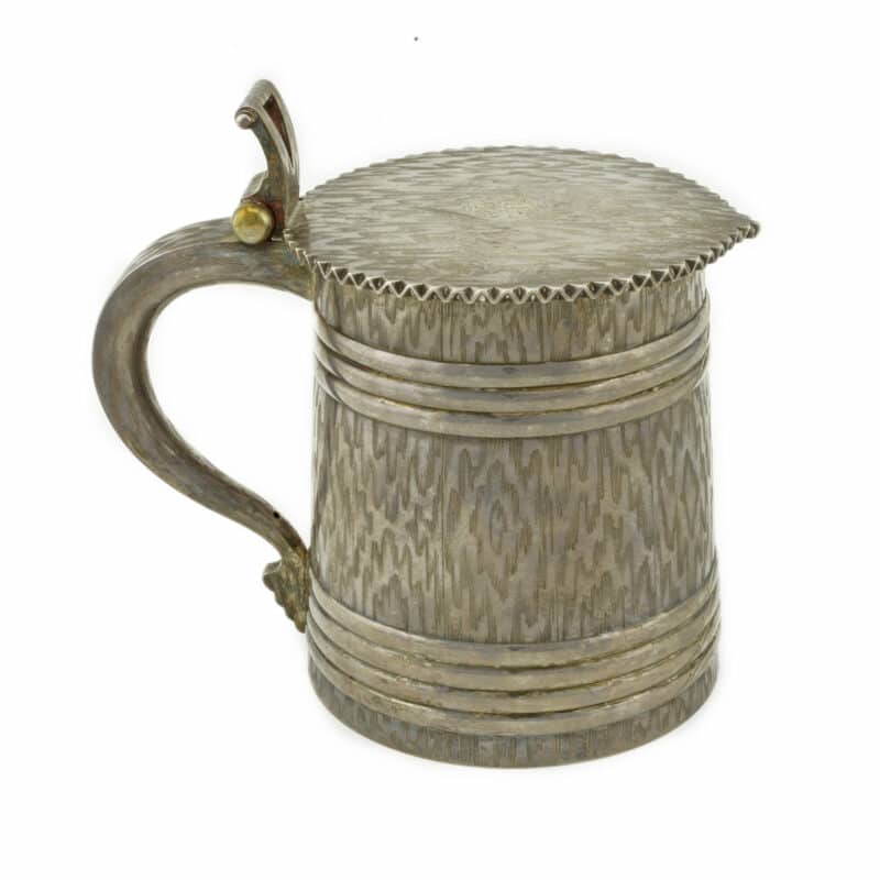A Russian Silver Trompe L'oeil Tankard - Image 4