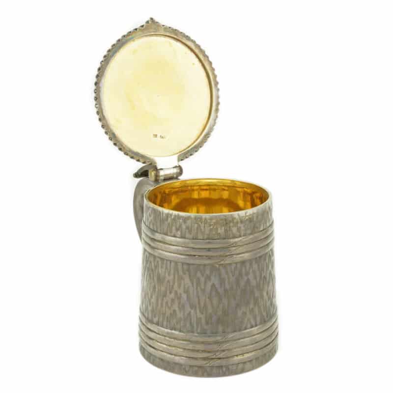 A Russian Silver Trompe L'oeil Tankard - Image 6