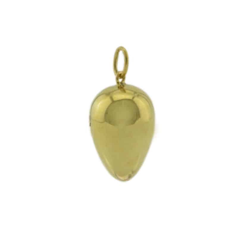 Antique gold, diamond and gemstone pendant Easter egg - Image 2