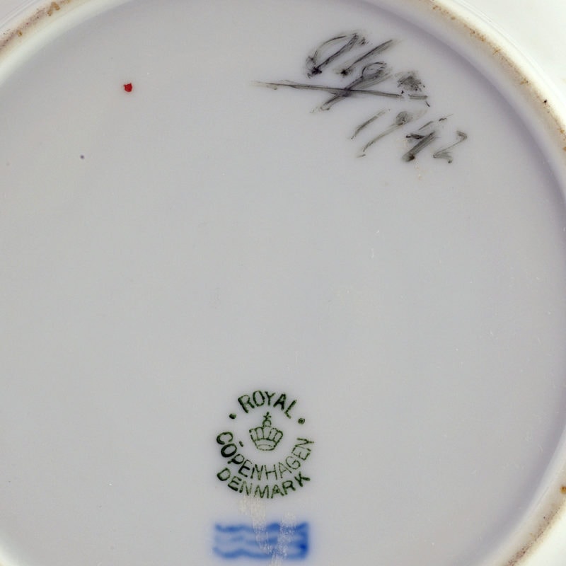 Grand Duchess Olga Alexandrovna Hand Painted Porcelain Soup Bowl - Image 3