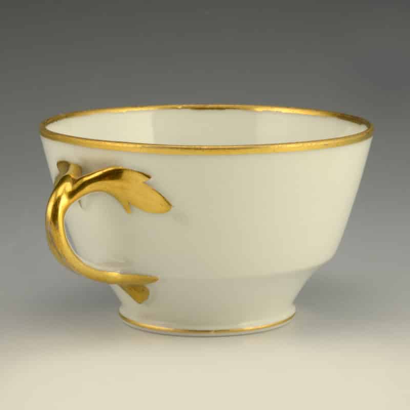 Russian Imperial Porcelain cup & saucer from the Coronation Service of Alexander III - Image 7