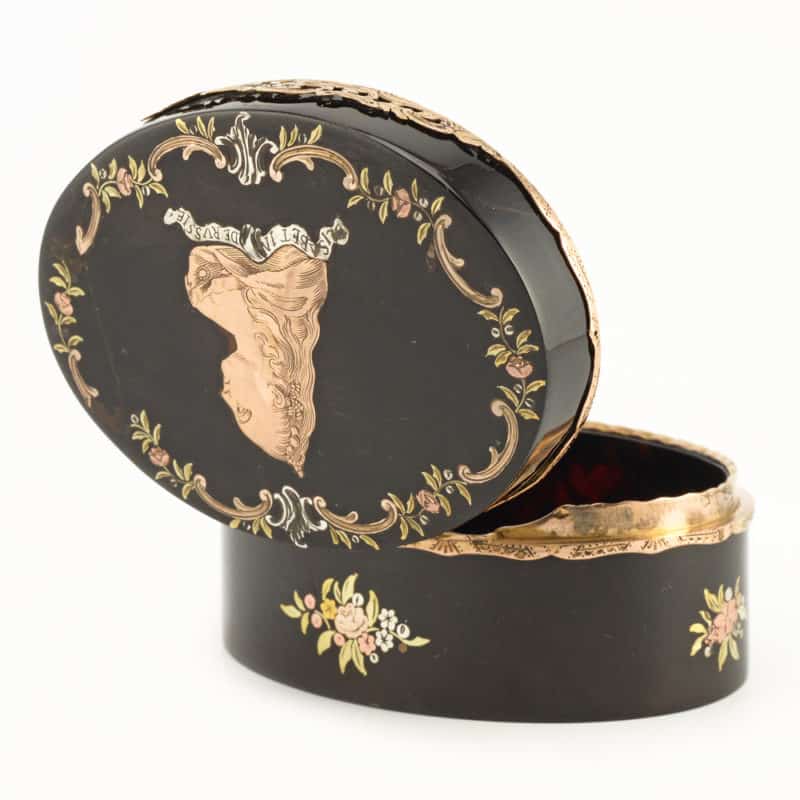 Gold & Tortoise Shell Box with Portrait of Elizabeth Petrovna - Image 6