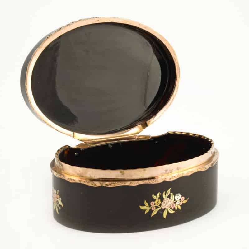 Gold & Tortoise Shell Box with Portrait of Elizabeth Petrovna - Image 5