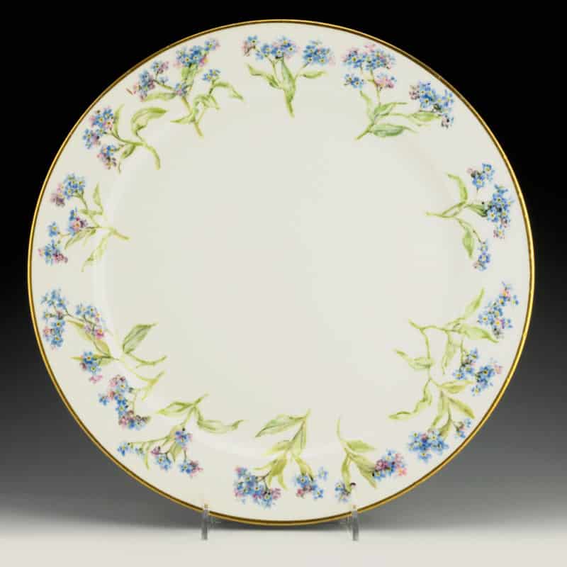 A Porcelain Platter Handpainted by Grand Duchess Olga Alexandrovna