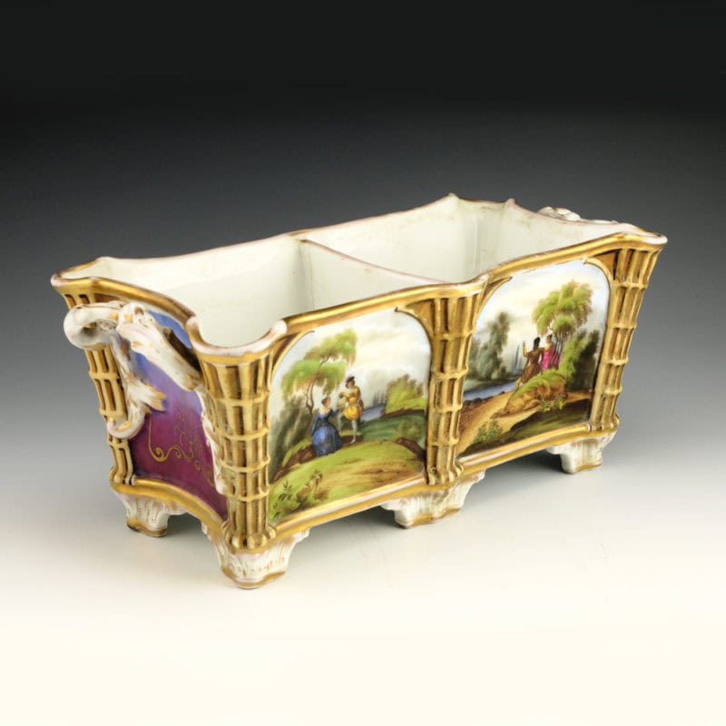 A Miklashevsky Porcelain Double Jardinière - Image 3
