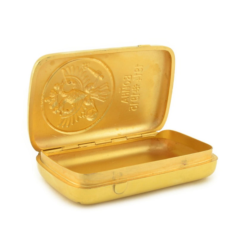 A Fabergé Brass Wartime 1915 Cigarette Case - Image 3