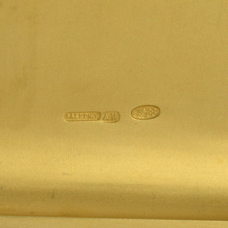 A Fabergé Hollming guilloché enamel cigarette case - Image 5