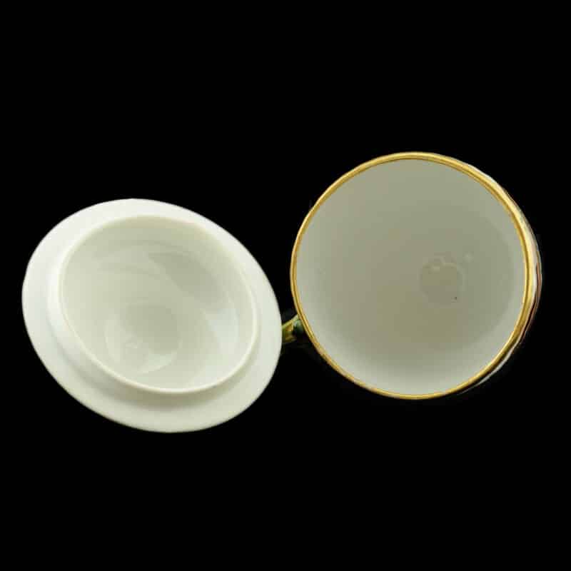 A rare Gardner covered ice cup from the Order of St George Service - Image 8
