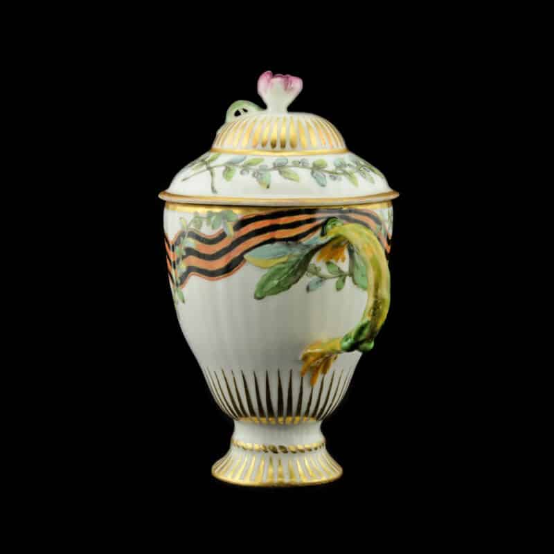 A rare Gardner covered ice cup from the Order of St George Service - Image 3