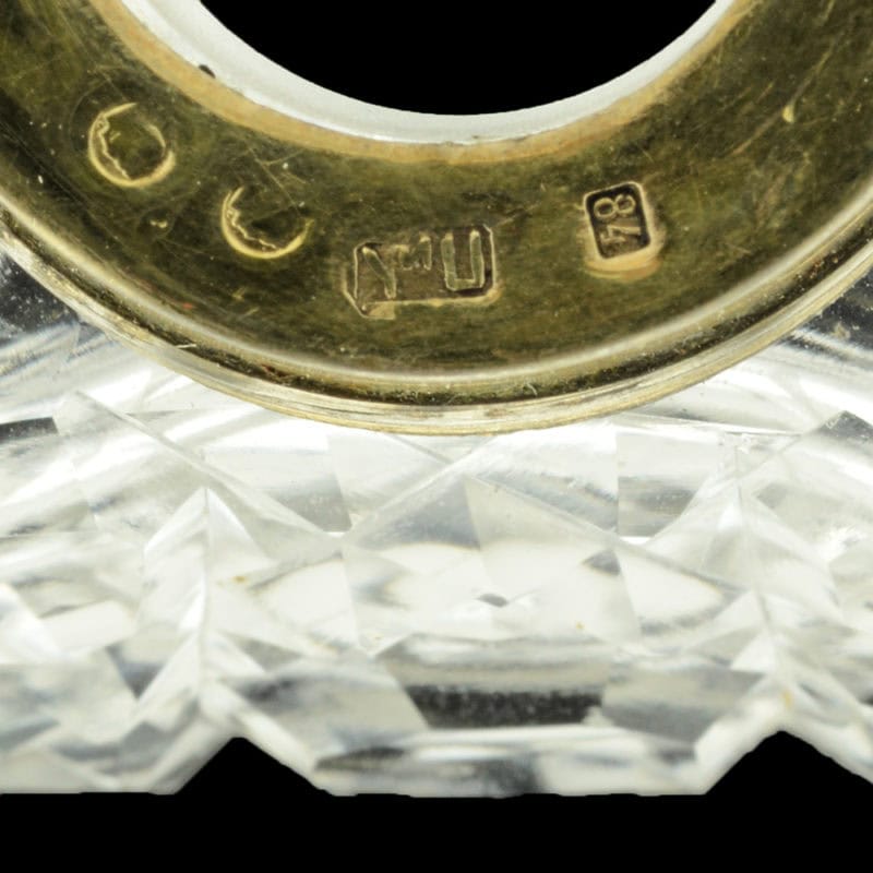 A Russian cloisonné enamel and cut glass perfume bottle - Image 5
