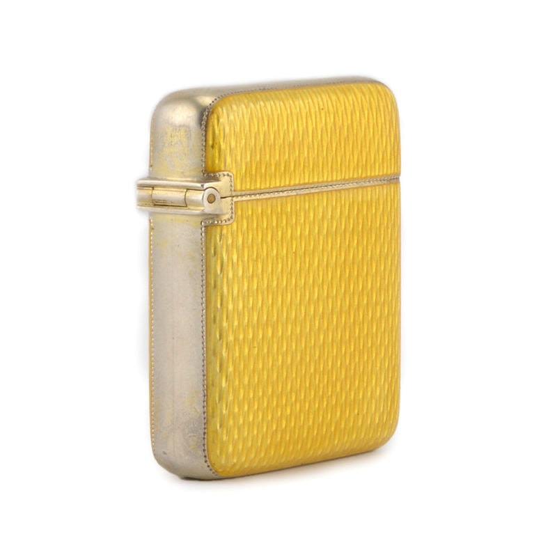 A Russian guilloché enamel vesta or match case by Pankratiev - Image 2
