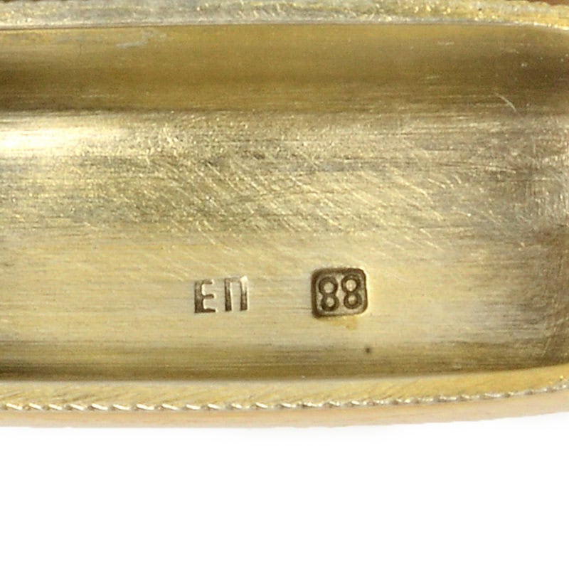 A Russian guilloché enamel vesta or match case by Pankratiev - Image 9