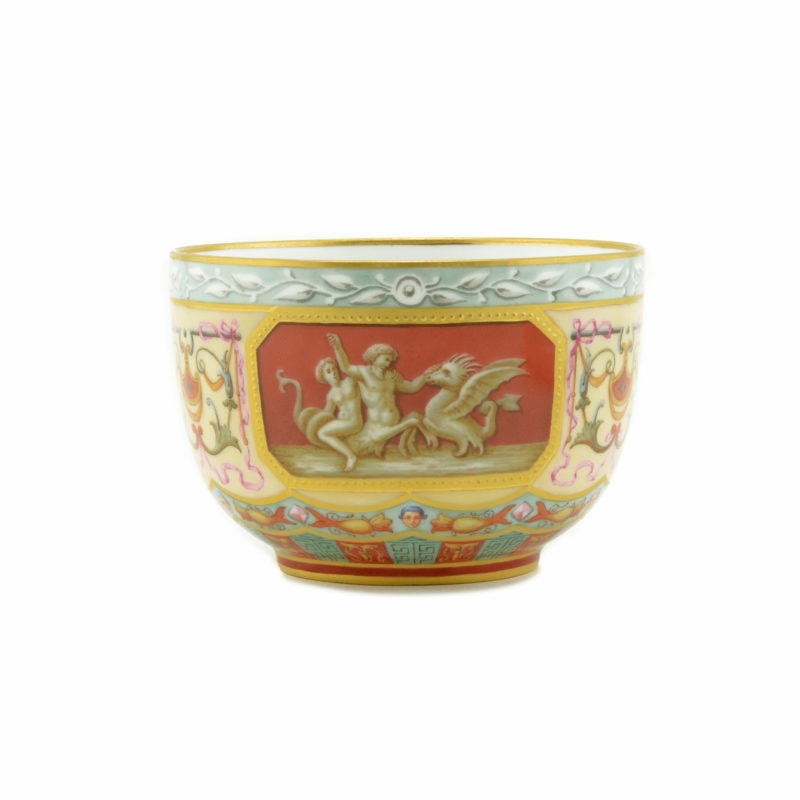 Rare Russian Imperial porcelain cup & saucer from the Raphael Service - Image 4