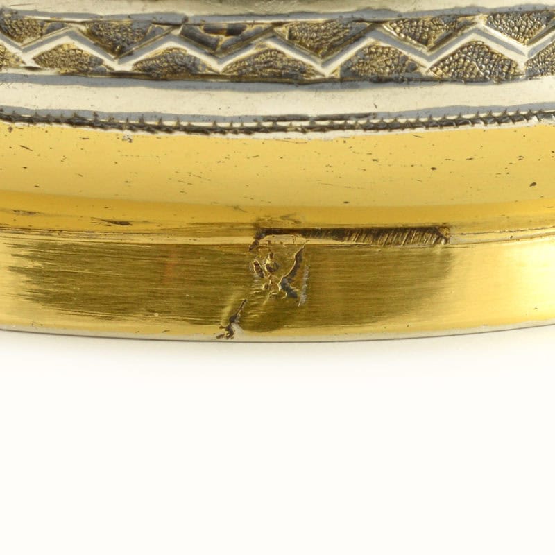 Russian silver & niello tea glass holder - Image 4