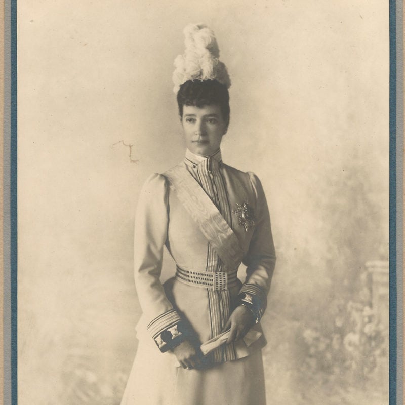 Original signed 1899 photograph of Dowager Empress Maria Feodorovna - Image 3