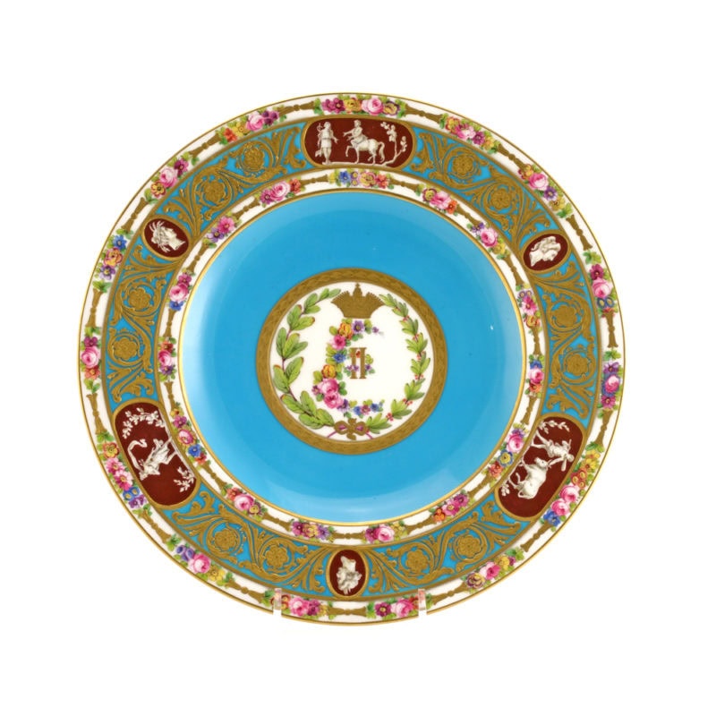 Minton porcelain plate after the Cameo Service