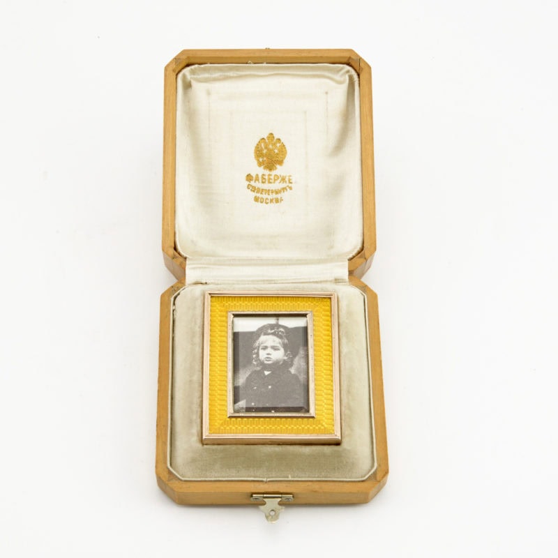 Fabergé guilloché enamel photograph frame by Aarne - Image 2