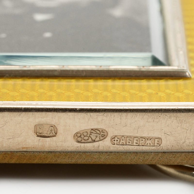 Fabergé guilloché enamel photograph frame by Aarne - Image 7