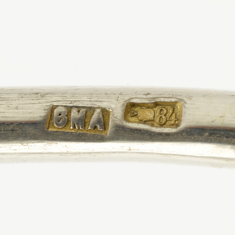 6th Artel shaded cloisonné enamel serving spoon - Image 4