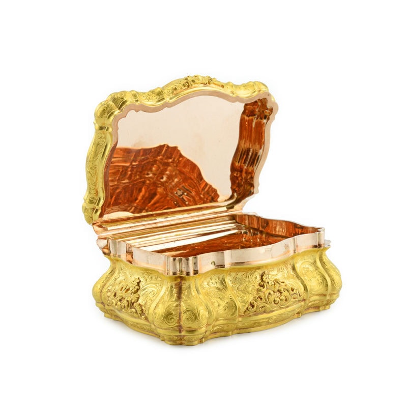 Alexander II: A jeweled gold & guilloché enamel Russian Imperial presentation snuff box - Image 5