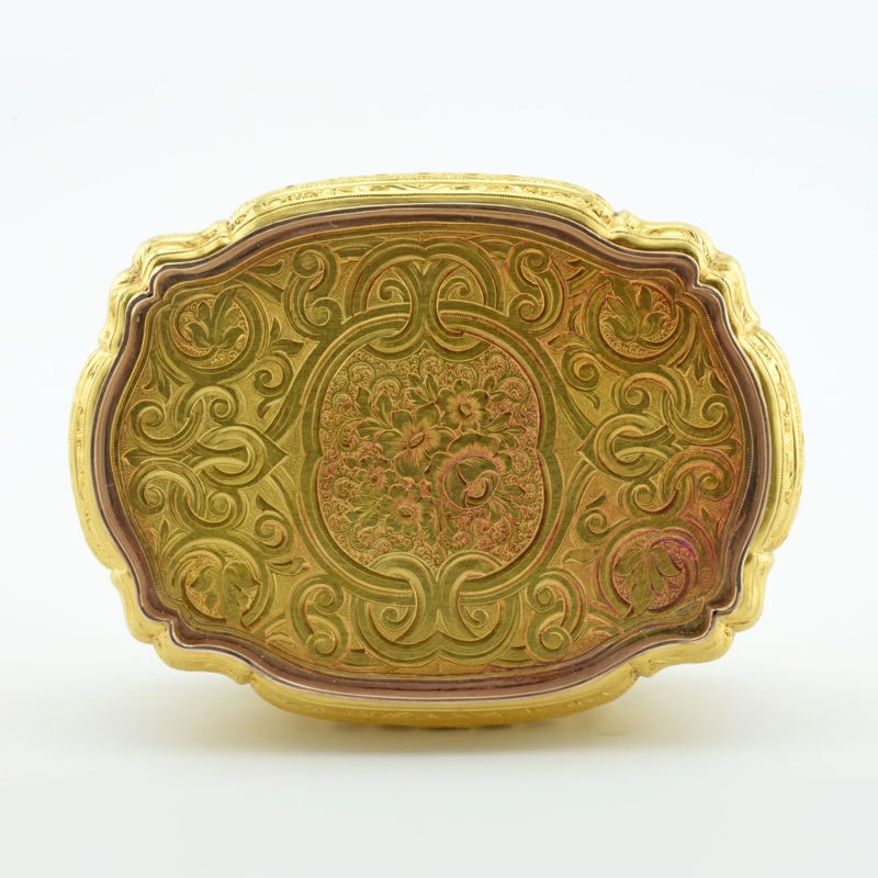 Empress Maria Alexandrovna: A diamond-set gold Imperial presentation snuffbox - Image 10
