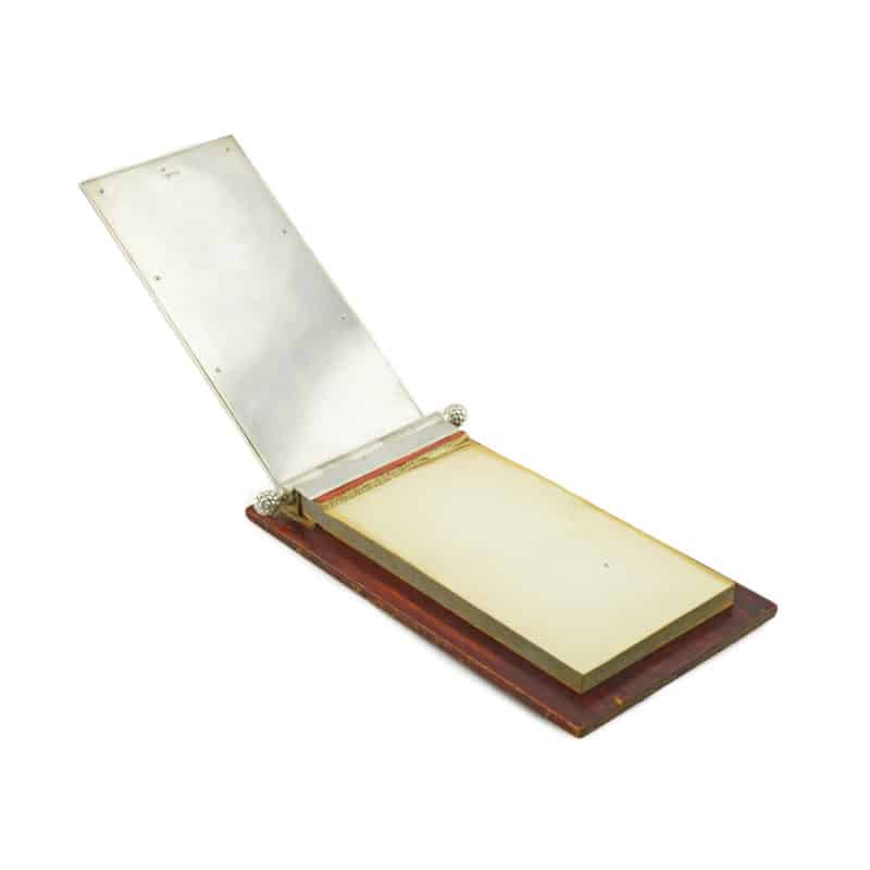 A Fabergé silver & en plein enamel notepad cover - Image 3