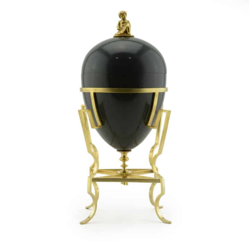 A Russian gilded silver & Jasper Vase