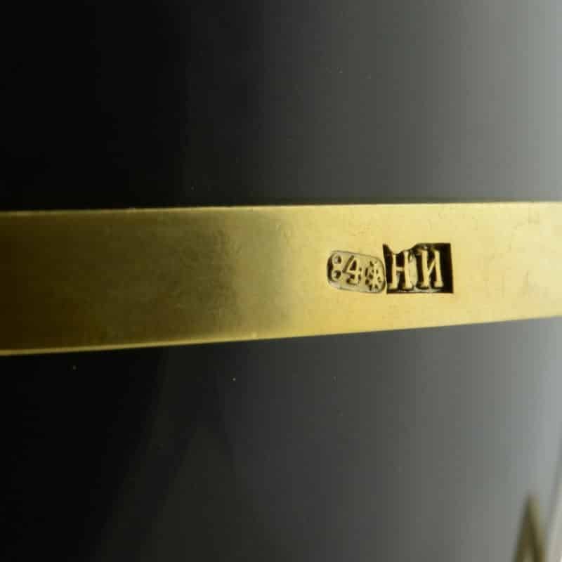 A Russian gilded silver & Jasper Vase - Image 7