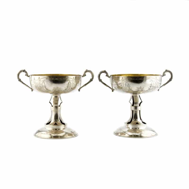 A Pair of Russian Silver Two Handled Cups, Adrian Ivanov - Image 2