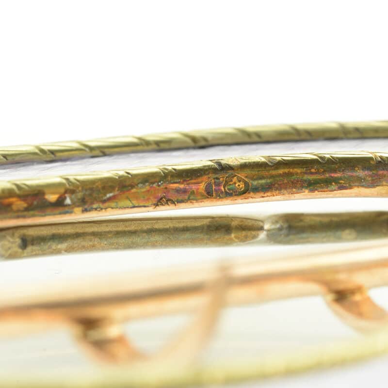 Faberge Gold, Silver and Enamel Belt Buckle - Image 8
