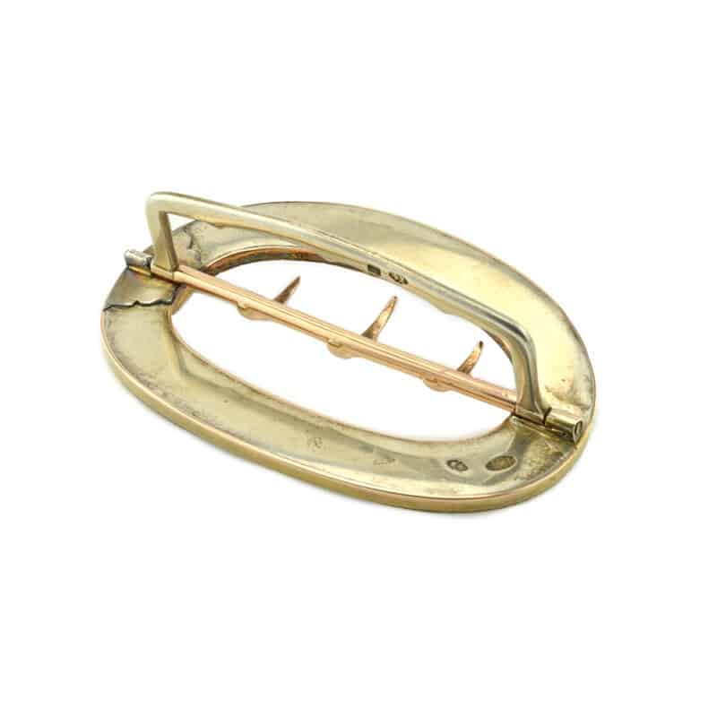 Faberge Gold, Silver and Enamel Belt Buckle - Image 4