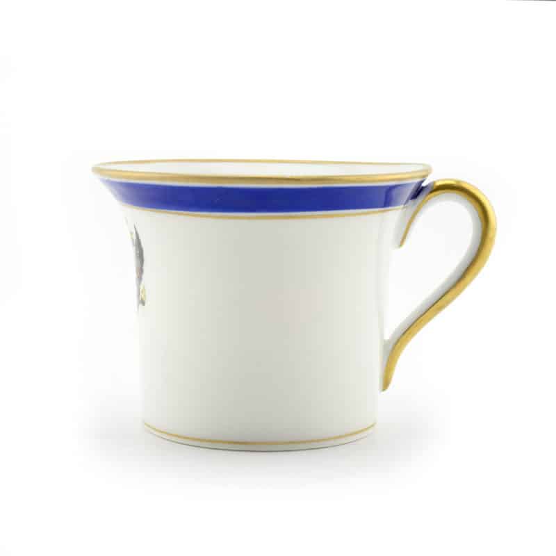 A Russian Imperial Porcelain Factory Cup & Saucer from The Tsarskoe Selo Service - Image 5