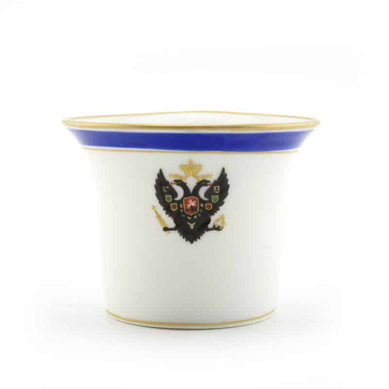 A Russian Imperial Porcelain Factory Cup & Saucer from The Tsarskoe Selo Service - Image 6