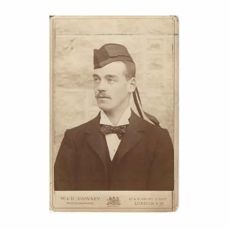 Antique British cabinet card photograph of Grand Duke Michael Alexandrovich